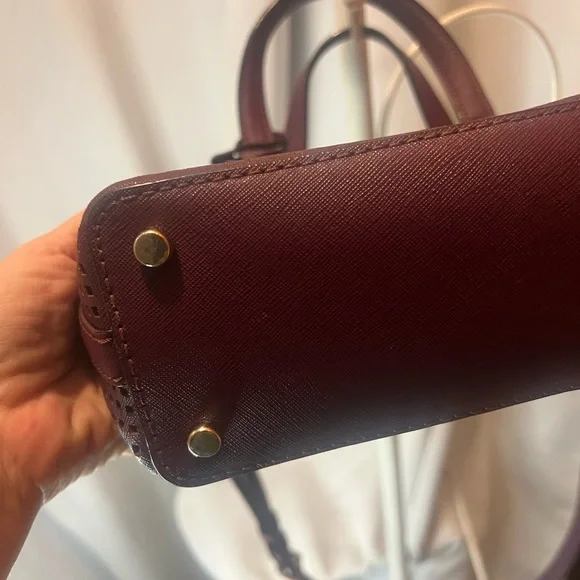 Kate Spade Maroon Cameron Street Lucie Perforated Tote Bag - Picture 5 of 11